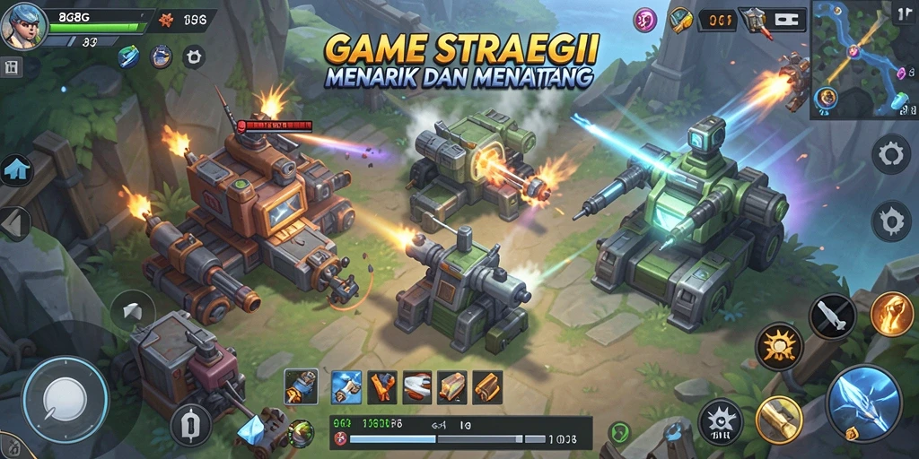 Tampilan gameplay SLG yang strategis dan menarik.
