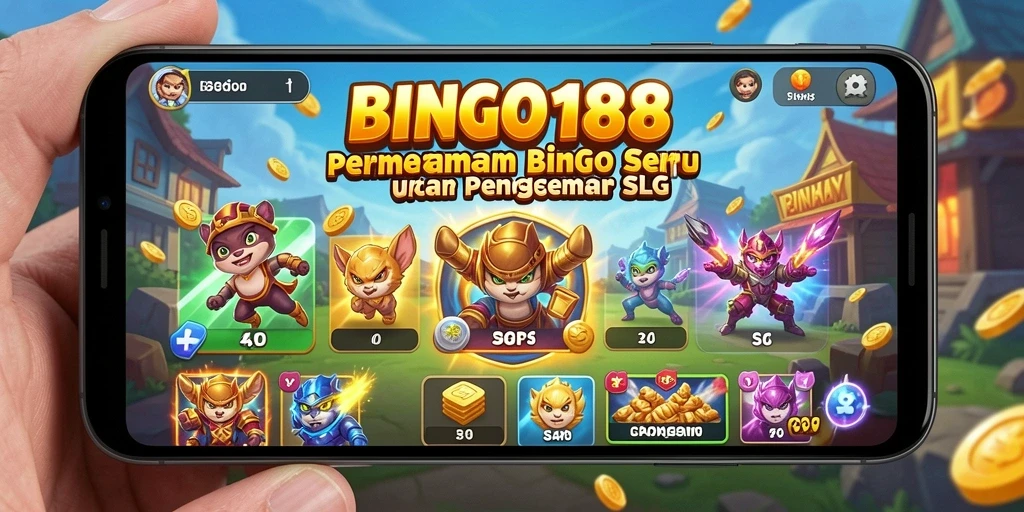 Tampilan gameplay seru dari BINGO188 saat bermain bingo.