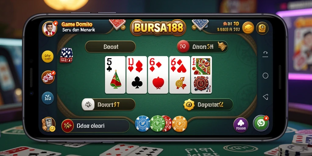 Tampilan gameplay BURSA188 yang seru dan penuh warna.