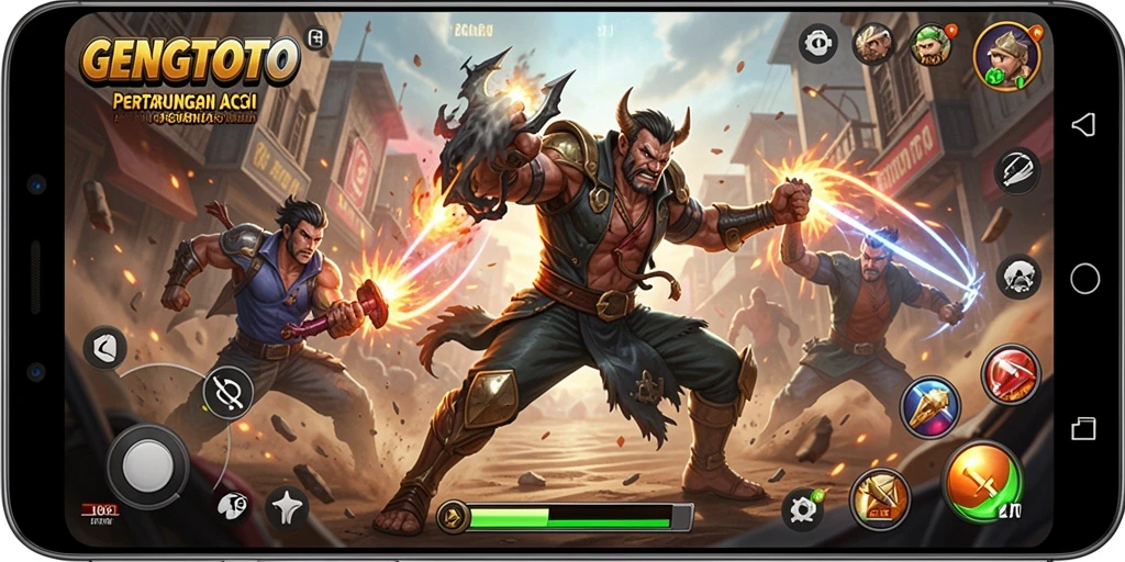 Tampilan menegangkan dari gameplay GENGTOTO yang penuh aksi.
