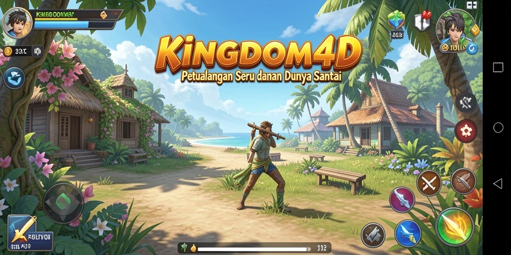Tampilan menarik gameplay KINGDOM4D yang mengasyikkan.