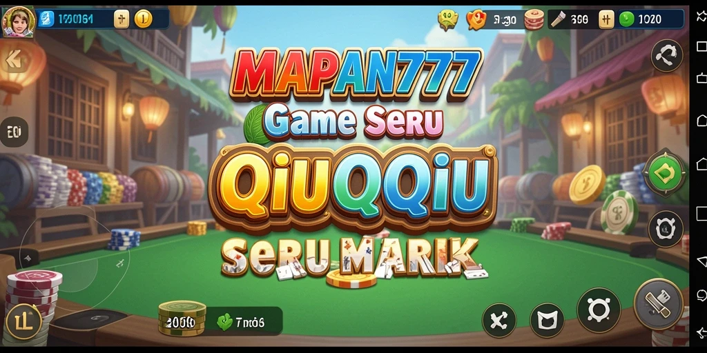 Screenshot MAPAN777 menampilkan sesi permainan QiuQiu yang seru.