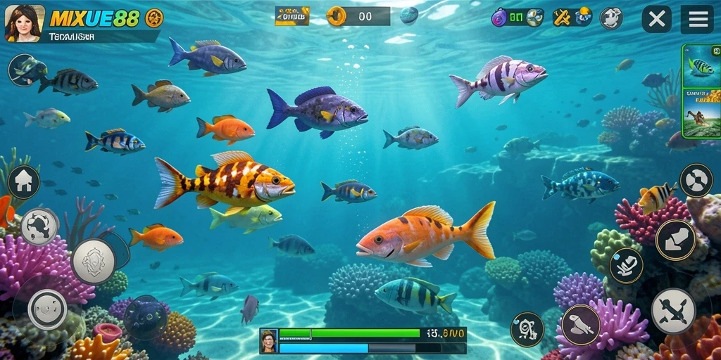 Gameplay Tembak Ikan yang seru dan menantang di MIXUE88.
