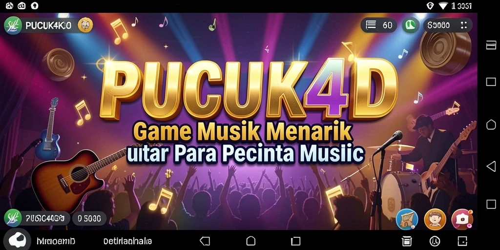 Screenshot utama PUCUK4D menampilkan gameplay interaktif yang seru.