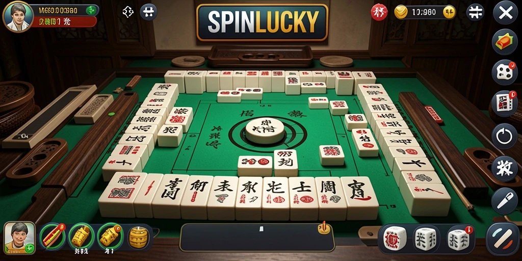 Tampilan gameplay SPINLUCKY yang menarik dan penuh warna.