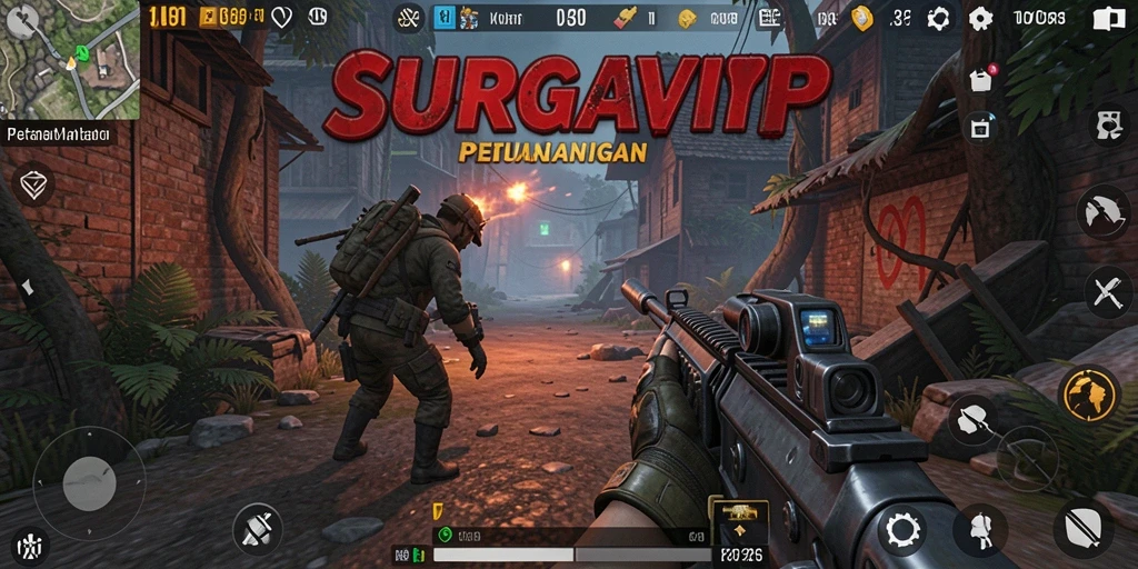 Gameplay SURGAVIP yang penuh aksi dan menegangkan.