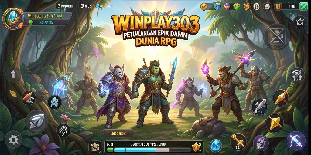 Screenshot gameplay WINPLAY303 menampilkan aksi RPG yang menarik.